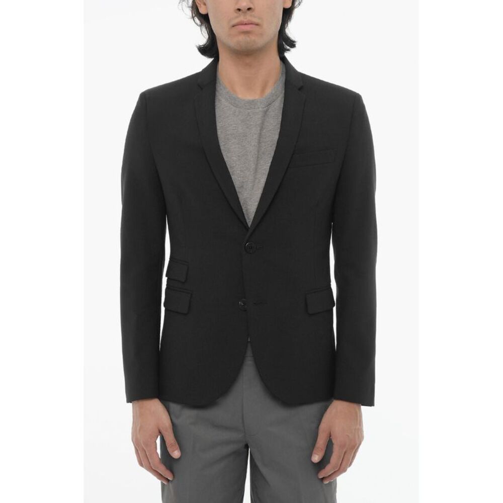 2-Button Slim-Fit Jacket with Two Vents and Classic Lapel